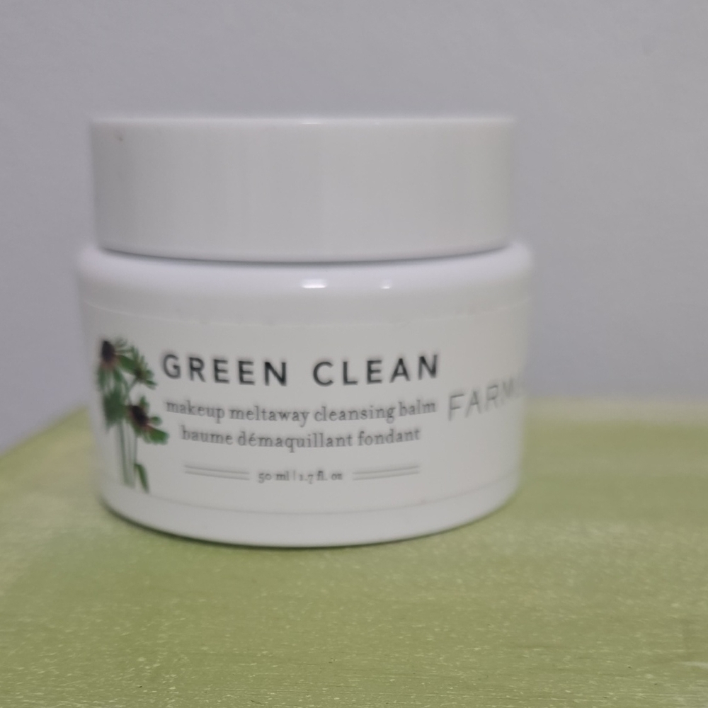 Farmacy Green Clean Makeup Remover - White and Green